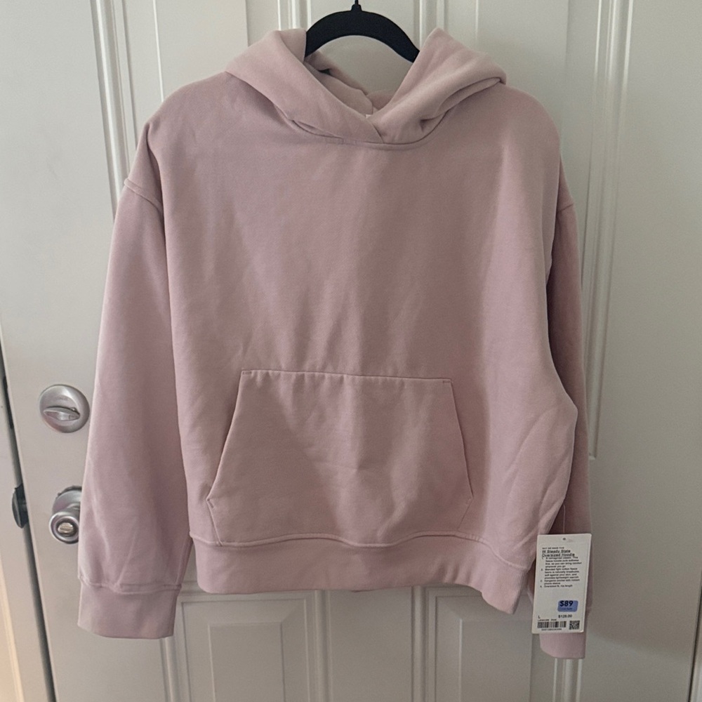 NWT Lululemon Pink Steady State Oversized Hoodie